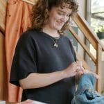 Alicia Minnaard sewing, The Craft of Repair