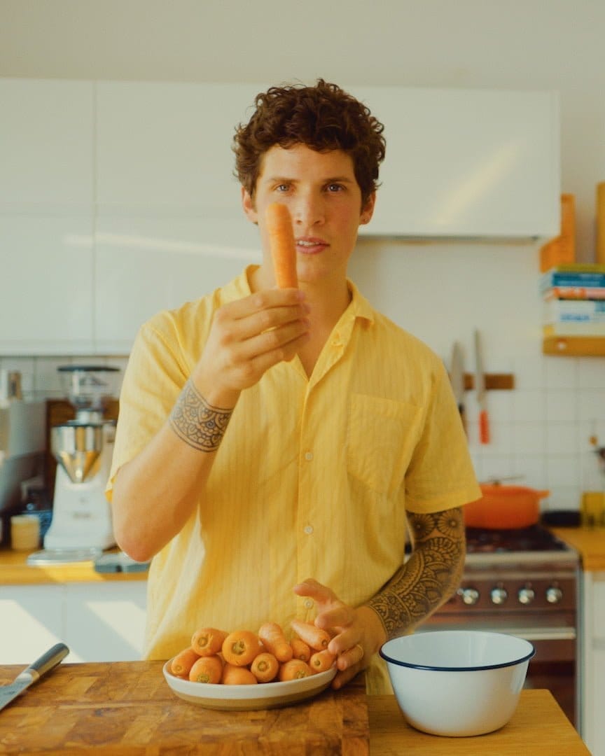 in the kitchen with max la manna smooshed carrots pangrattato recipe